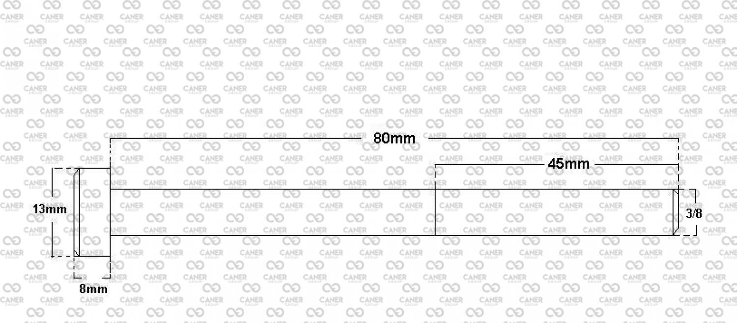 3 / 8  8 CM SAPLAMA-