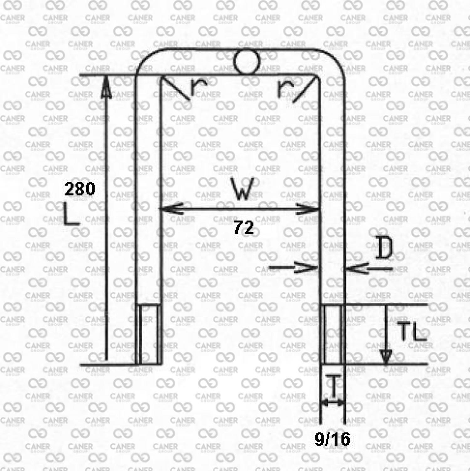 DODGE HINO 9/16 28 CM BAĞLANTISI-