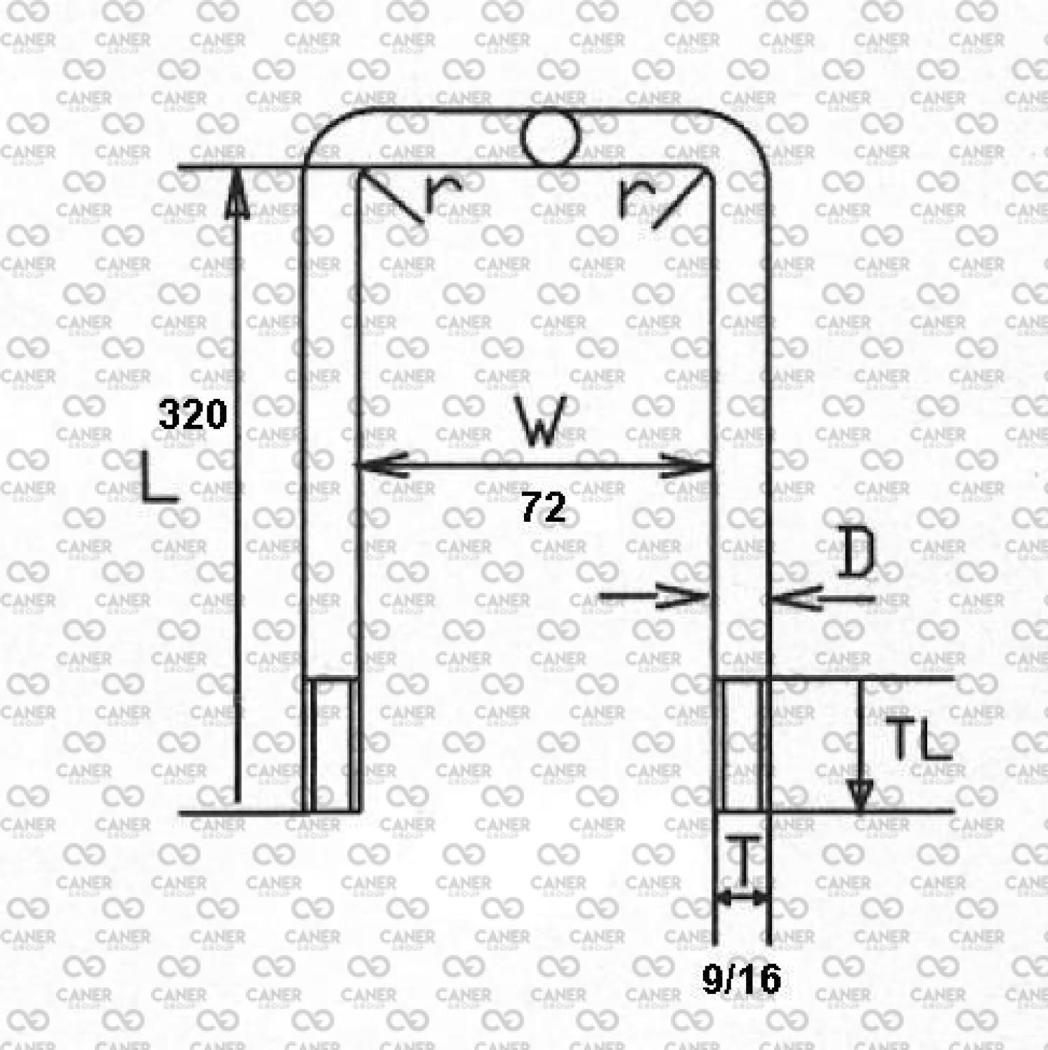 DODGE HINO 9/16 32 CM BAĞLANTISI-