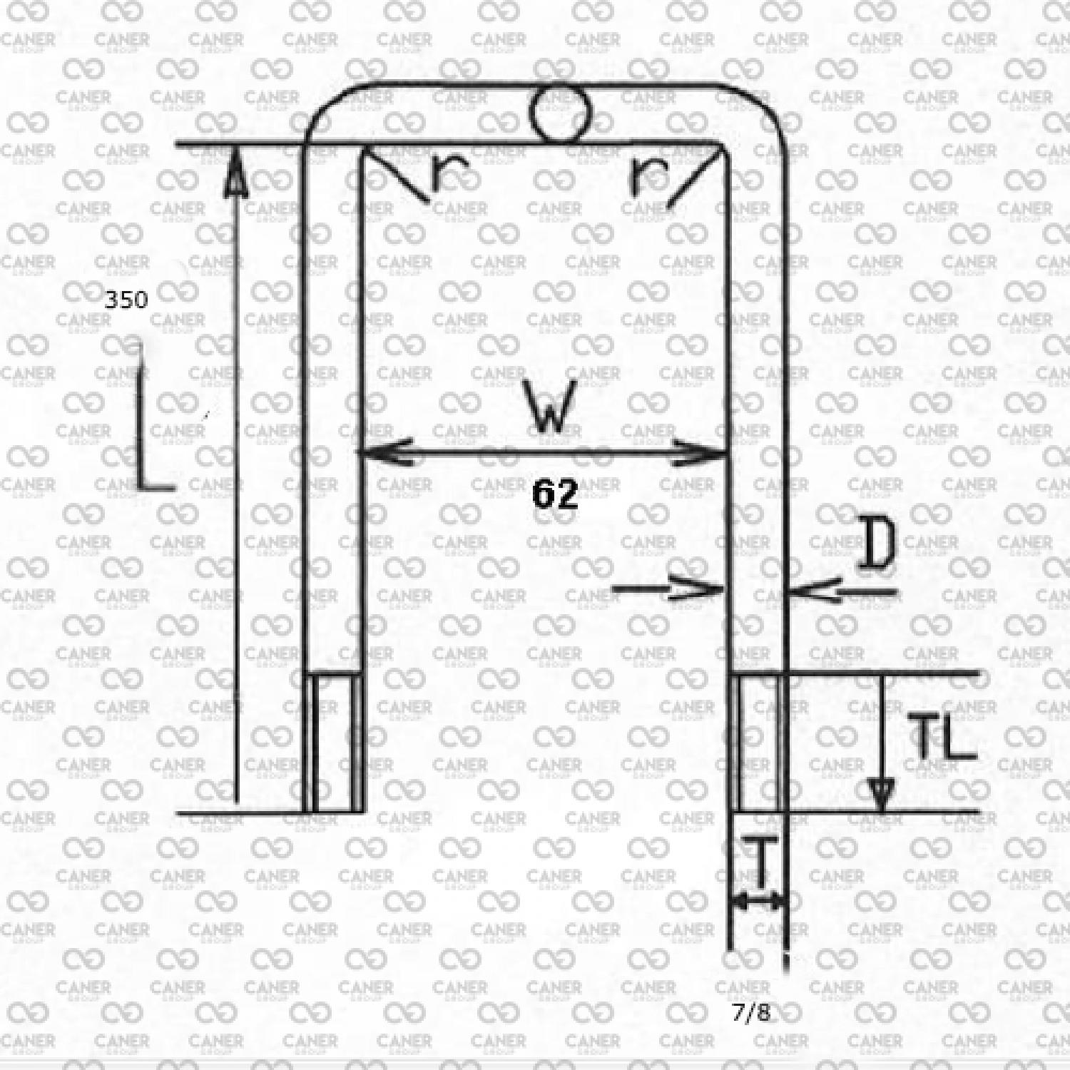 MITSUBISHI MARATON ARKA BAĞLANTI 7/8 35 CM -