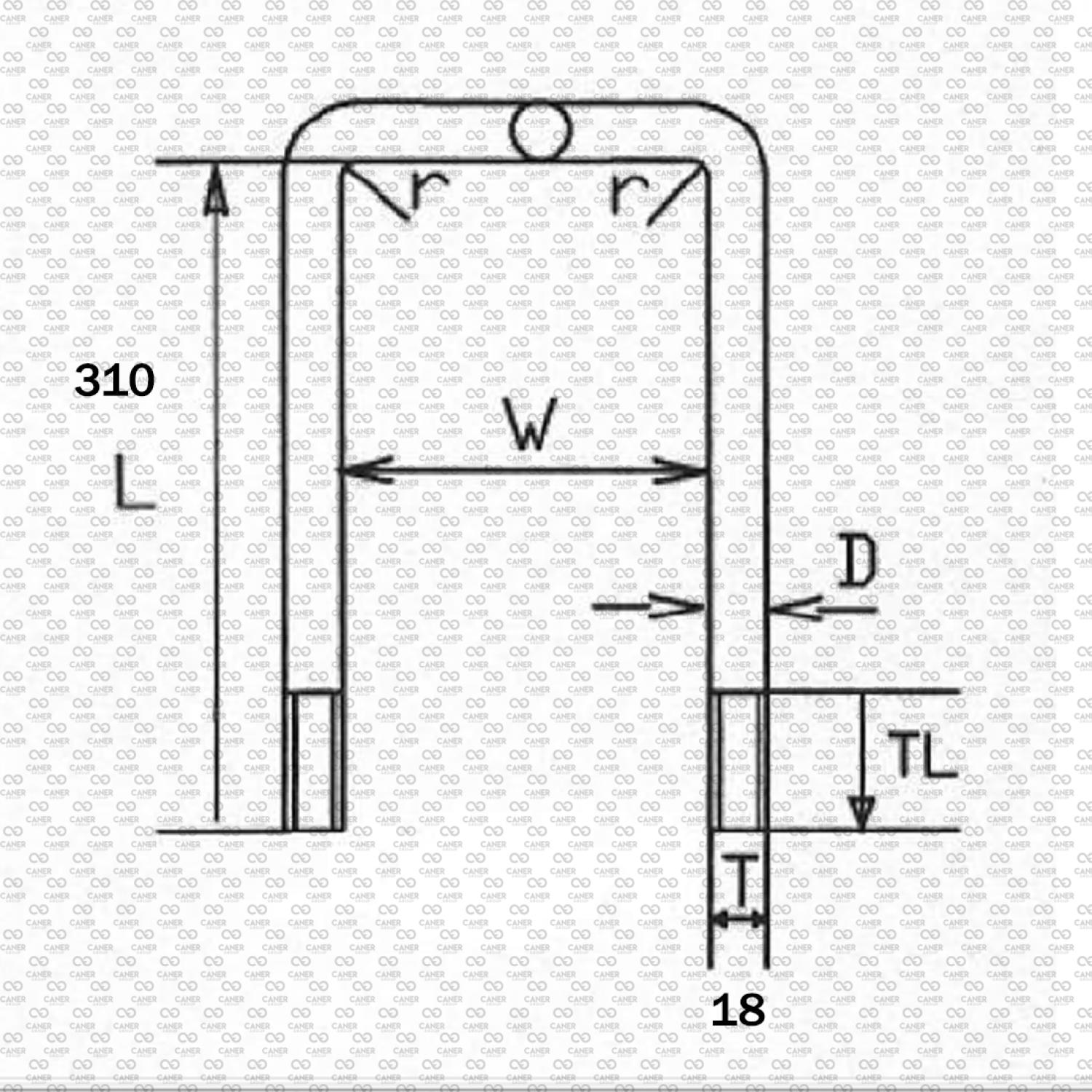 OTOKAR SULTAN ARKA BAĞLANTI 18MM 31 CM-