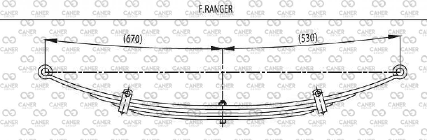FORD RANGER ARKA 2. KAT-
