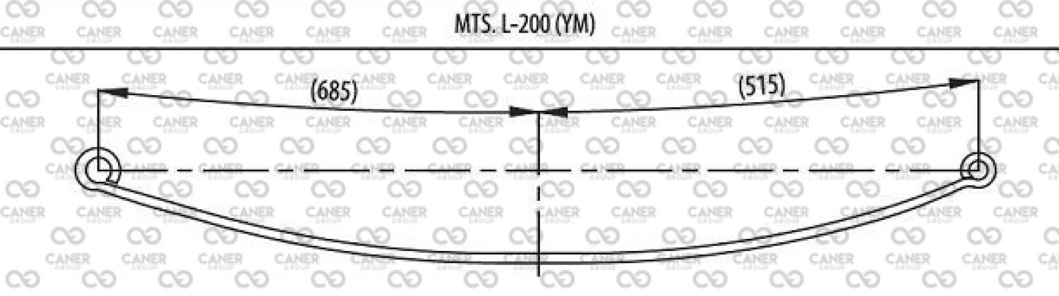 MITSUBISHI L-200 ARKA ANA KAT Y.M. BURÇSUZ-