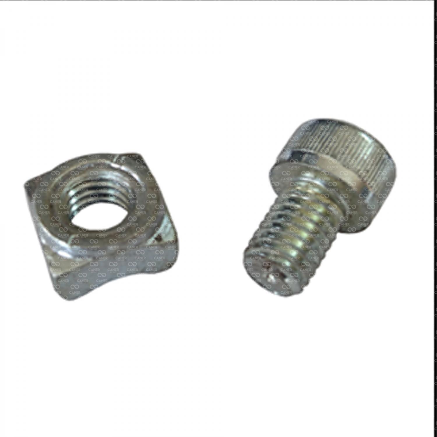 BİSİKLETLİK PROFİL CİVATASI SOMUNLU-